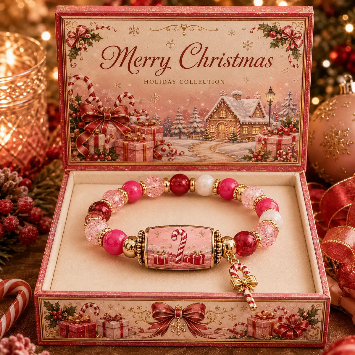 Christmas Story Beaded Bracelet Set