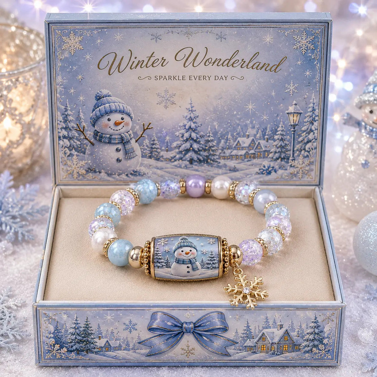 Christmas Story Beaded Bracelet Set
